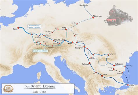 orient express new orleans|map of orient express route.